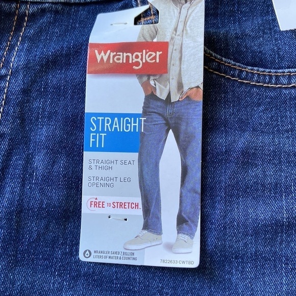 Wrangler straight fit stretch jeans - Picture 3 of 4